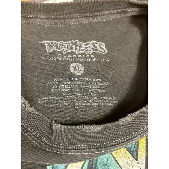 Eazy-E NWA Compton Men's Black Dye Wash Distressed Graphic T-Shirt XL - Picture 4 of 5